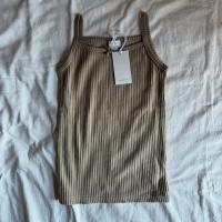 有機棉蝴蝶結細肩帶背心