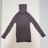 條紋高領毛衣