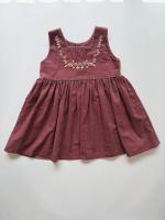 Loulou 刺繡方領背心裙