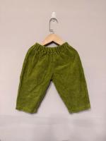 豌豆綠燈芯絨長褲