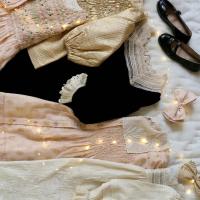 2024年聖誕節特別款,粉色鬱金香小花洋裝