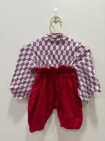 阿卡醬-袴連身衣-紅色70cm（僅下水）