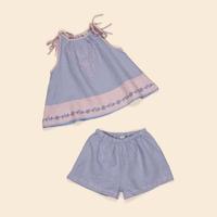 Apolina - Emeline Short Set - Blue-lilac/Lilac
