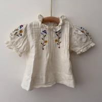 SS25 花花刺繡上衣