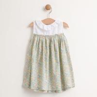 清新綠碎花洋裝