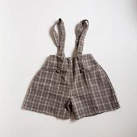tweed suspender half pants