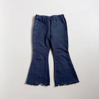 單寧色木耳邊喇叭褲