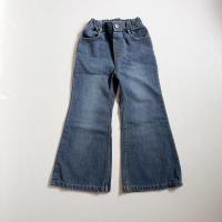 微刷毛牛仔靴型褲