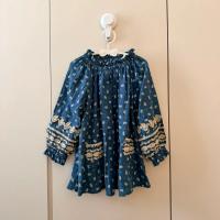 'Meera' Dress - Pansy Garden Lake