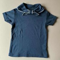 深藍小領結上衣