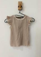 荷葉邊上衣+褲子SET