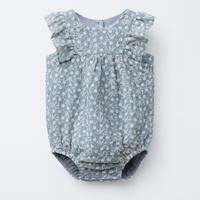 Zara 刺繡女童 氣質包屁衣