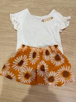 渡假風上衣+褲裙SET