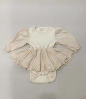 杏色澎裙包屁衣