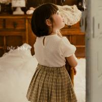 泡泡袖短袖上衣