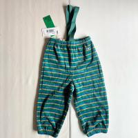 條紋吊帶褲 DUO STRIPES BABY SWEATPANT(dark green)
