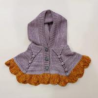 Scallop Capelet - Periwinkle
