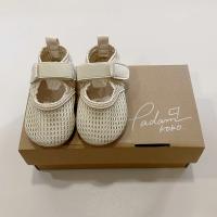 米色可頌鞋