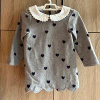 花邊下擺愛心連身裙