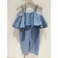 LITTLE LINEN STORIES 荷葉連身褲 Linen Toddler Overall