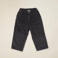 深藍燈芯絨長褲