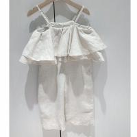 LITTLE LINEN STORIES 荷葉連身褲 Linen Toddler Overall