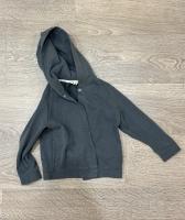 刷毛連帽外套-Gray blue