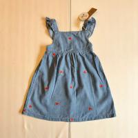 Blue Strawberry detail Summer Dress 