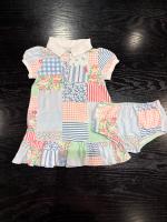 拼布洋裝洋裝（含小褲）