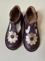 復古雛菊Ｔ字皮鞋