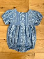 Baby Enid Romper Cabin Stripe