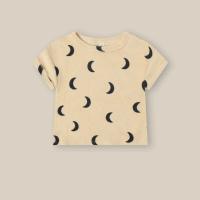 有機棉短T Pebble Midnight Terry Boxy