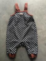 復古花磚連身褲