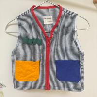 拼色背心