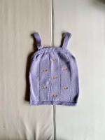 糖果刺繡針織小可愛 Lilly lingerie top