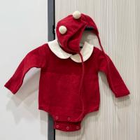 韓國聖誕紅包屁衣+球球帽帽