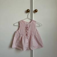 蝴蝶結背心襯衫上衣