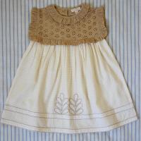 PIA DRESS - HONEY BRODERIE