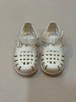 TOBBY莫蘭迪魔鬼沾涼鞋 奶油白