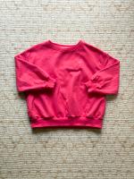 Dropped Shoulder Sweater - Cherry