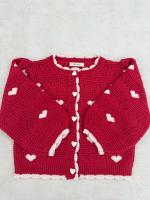 愛心針織外套