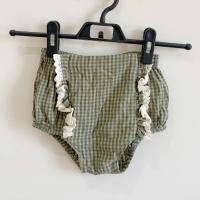 Organic Dorit Bloomers - Little Green Check