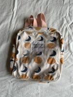 粉色月亮太陽圖案後背包