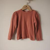 有機棉公主袖上衣