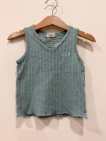 青綠羅紋背心