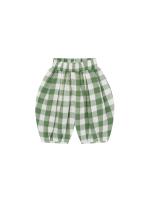 Organic Zoo - 格紋燈籠長褲 - Dill Gingham