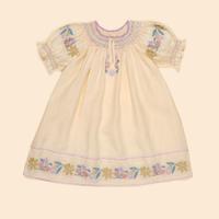 Verna smock dress-cream