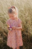 方領Tapalpa粉紅洋裝