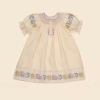 VERNA SMOCK DRESS - CREAM