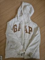 GAP Kids 閃亮金 Logo 刷毛保暖連帽外套 (6-7Y) - 內裡超柔軟羊羔絨